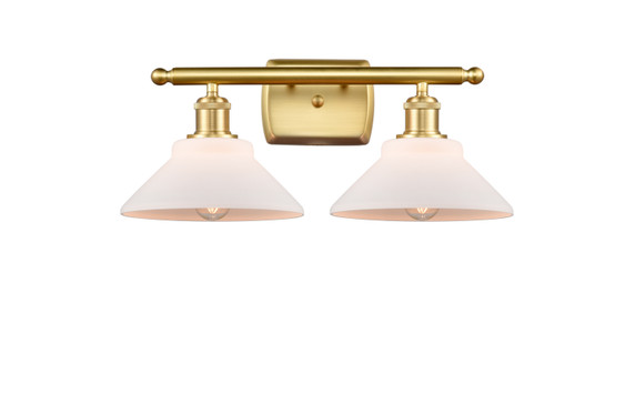 Bathroom Fixtures Two Lights by Innovations ( 405 | 516-2W-SG-G131 Ballston ) 