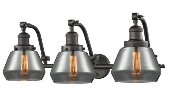 Bathroom Fixtures Three Lights by Innovations ( 405 | 515-3W-OB-G173 Franklin Restoration ) 