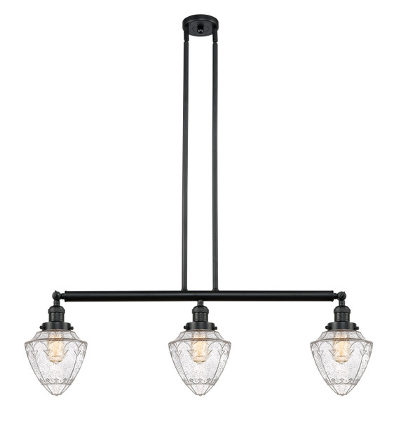 Linear/Island 3 Light Bar by Innovations ( 405 | 213-BK-G664-7 Franklin Restoration ) 