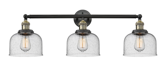 Bathroom Fixtures Three Lights by Innovations ( 405 | 205-BAB-G74 Franklin Restoration ) 