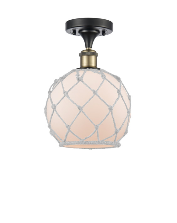 Semi-Flush Mts. Glass Down by Innovations ( 405 | 516-1C-BAB-G121-8RW-LED Ballston ) 