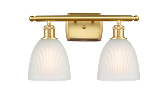 Bathroom Fixtures Two Lights by Innovations ( 405 | 516-2W-SG-G381 Ballston ) 
