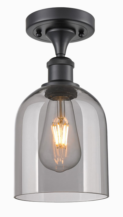 Semi-Flush Mts. Glass Down by Innovations ( 405 | 516-1C-BK-G558-6SM Ballston ) 