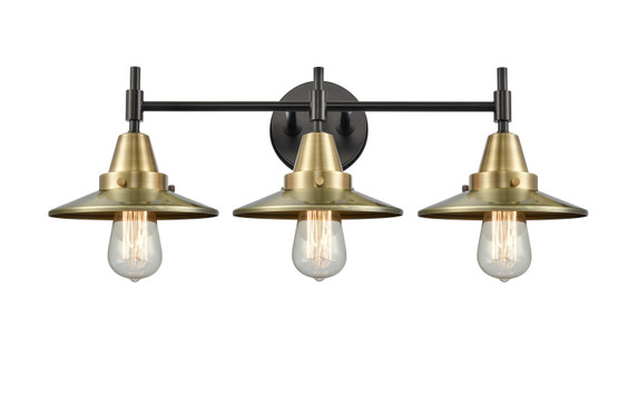 Bathroom Fixtures Three Lights by Innovations ( 405 | 447-3W-BAB-M4-AB Caden ) 