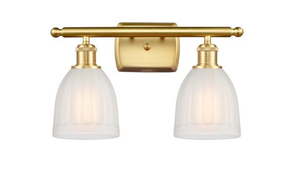 Bathroom Fixtures Two Lights by Innovations ( 405 | 516-2W-SG-G441-LED Ballston ) 