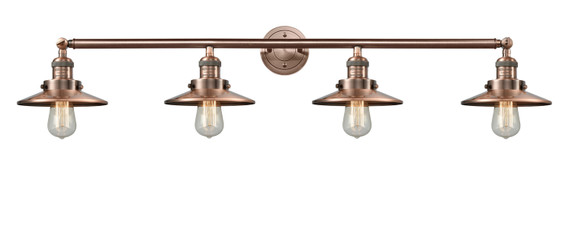 Bathroom Fixtures Four Lights by Innovations ( 405 | 215-AC-M3-LED Franklin Restoration ) 
