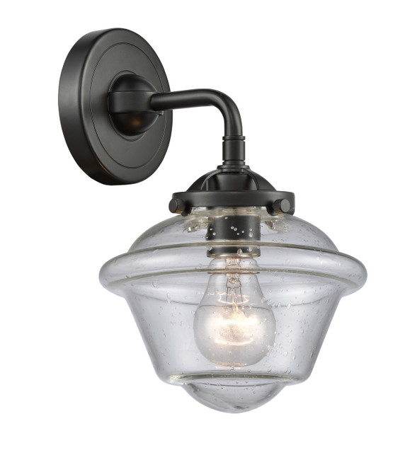 Sconces Single Glass by Innovations ( 405 | 284-1W-OB-G534 Nouveau ) 