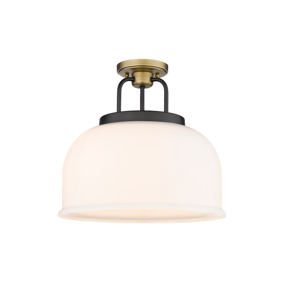 Semi-Flush Mts. Glass Down by Innovations ( 405 | 239-3C-BBB-G239-15WH Downtown Urban ) 