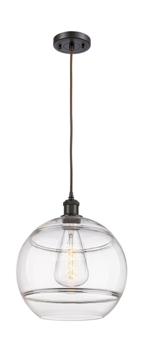 Mini Pendants Glass Down by Innovations ( 405 | 516-1P-OB-G556-12CL Ballston ) 
