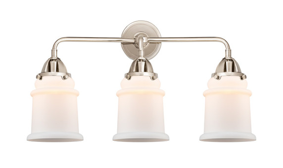 Bathroom Fixtures Three Lights by Innovations ( 405 | 288-3W-PN-G181-LED Nouveau 2 ) 