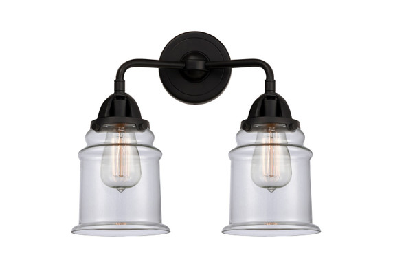 Bathroom Fixtures Two Lights by Innovations ( 405 | 288-2W-BK-G182-LED Nouveau 2 ) 