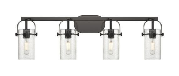 Bathroom Fixtures Four Lights by Innovations ( 405 | 423-4W-BK-G423-7SDY Downtown Urban ) 