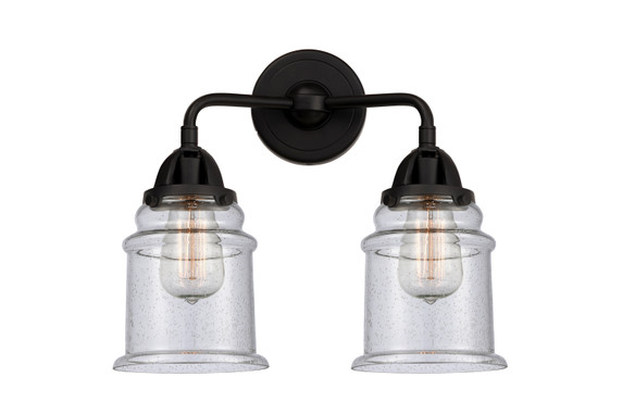 Bathroom Fixtures Two Lights by Innovations ( 405 | 288-2W-BK-G184 Nouveau 2 ) 