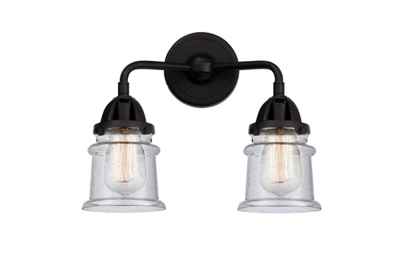 Bathroom Fixtures Two Lights by Innovations ( 405 | 288-2W-BK-G184S-LED Nouveau 2 ) 