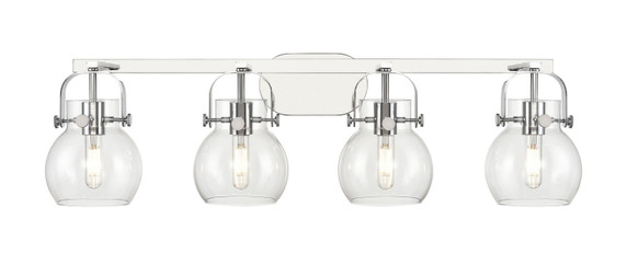Bathroom Fixtures Four Lights by Innovations ( 405 | 423-4W-PC-G410-6CL Downtown Urban ) 