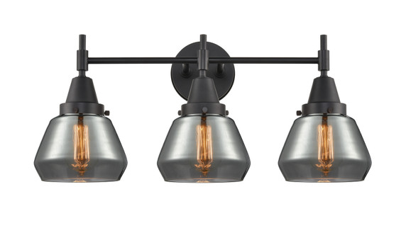 Bathroom Fixtures Three Lights by Innovations ( 405 | 447-3W-BK-G173-LED Caden ) 