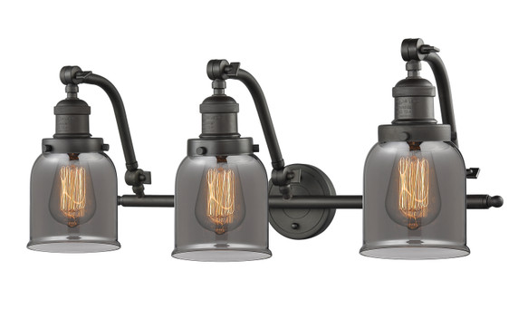 Bathroom Fixtures Three Lights by Innovations ( 405 | 515-3W-OB-G53-LED Franklin Restoration ) 