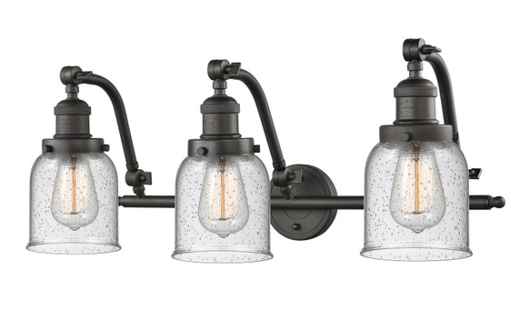 Bathroom Fixtures Three Lights by Innovations ( 405 | 515-3W-OB-G54 Franklin Restoration ) 