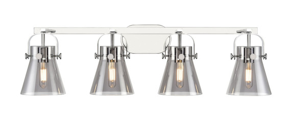 Bathroom Fixtures Four Lights by Innovations ( 405 | 423-4W-PC-G411-6SM Downtown Urban ) 
