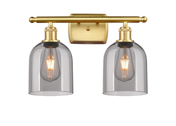 Bathroom Fixtures Two Lights by Innovations ( 405 | 516-2W-SG-G558-6SM Ballston ) 