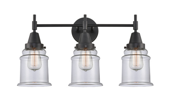 Bathroom Fixtures Three Lights by Innovations ( 405 | 447-3W-BK-G182 Caden ) 