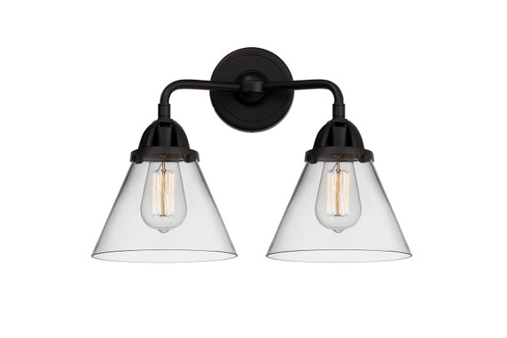 Bathroom Fixtures Two Lights by Innovations ( 405 | 288-2W-BK-G42 Nouveau 2 ) 