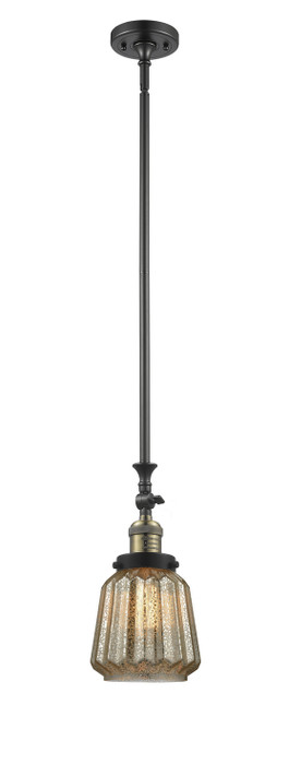 Mini Pendants Glass Down by Innovations ( 405 | 206-BAB-G146-LED Franklin Restoration ) 