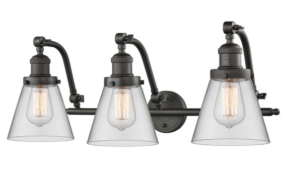 Bathroom Fixtures Three Lights by Innovations ( 405 | 515-3W-OB-G62 Franklin Restoration ) 