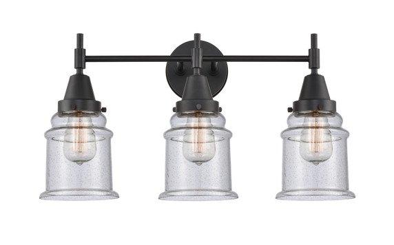 Bathroom Fixtures Three Lights by Innovations ( 405 | 447-3W-BK-G184 Caden ) 