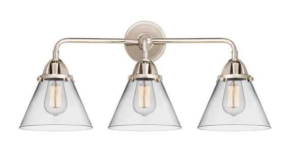 Bathroom Fixtures Three Lights by Innovations ( 405 | 288-3W-PN-G42-LED Nouveau 2 ) 
