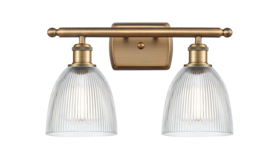 Bathroom Fixtures Two Lights by Innovations ( 405 | 516-2W-BB-G382-LED Ballston ) 