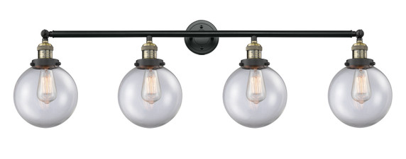Bathroom Fixtures Four Lights by Innovations ( 405 | 215-BAB-G202-8-LED Franklin Restoration ) 