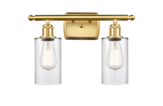 Bathroom Fixtures Two Lights by Innovations ( 405 | 516-2W-SG-G802 Ballston ) 