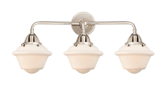 Bathroom Fixtures Three Lights by Innovations ( 405 | 288-3W-PN-G531-LED Nouveau 2 ) 