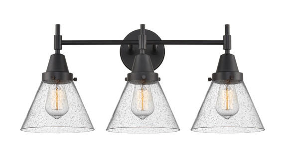 Bathroom Fixtures Three Lights by Innovations ( 405 | 447-3W-BK-G44 Caden ) 