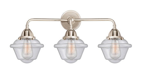 Bathroom Fixtures Three Lights by Innovations ( 405 | 288-3W-PN-G534-LED Nouveau 2 ) 