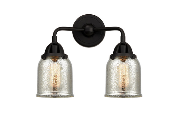 Bathroom Fixtures Two Lights by Innovations ( 405 | 288-2W-BK-G58 Nouveau 2 ) 