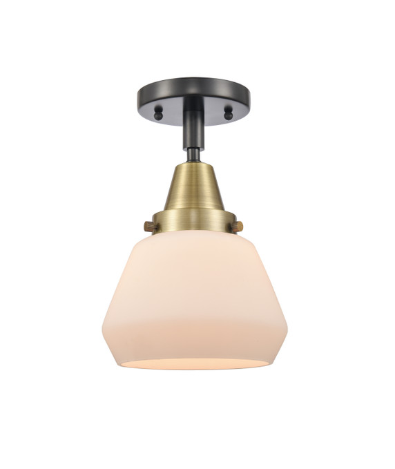 Semi-Flush Mts. Glass Down by Innovations ( 405 | 447-1C-BAB-G171-LED Caden ) 