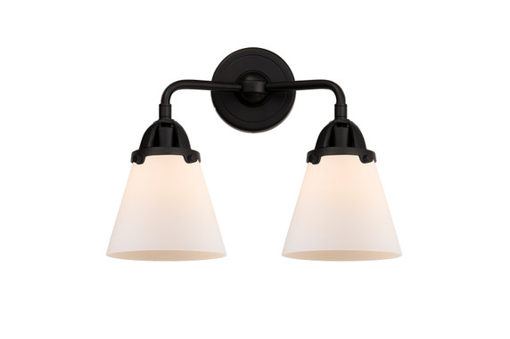 Bathroom Fixtures Two Lights by Innovations ( 405 | 288-2W-BK-G61 Nouveau 2 ) 