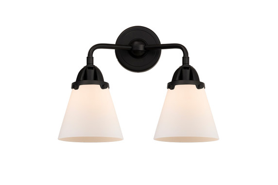Bathroom Fixtures Two Lights by Innovations ( 405 | 288-2W-BK-G61-LED Nouveau 2 ) 