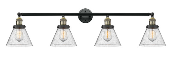 Bathroom Fixtures Four Lights by Innovations ( 405 | 215-BAB-G44-LED Franklin Restoration ) 