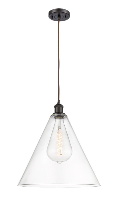 Pendants Glass Down by Innovations ( 405 | 516-1P-OB-GBC-162 Ballston ) 