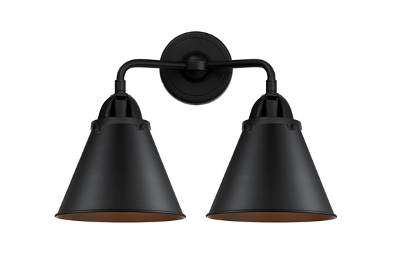 Bathroom Fixtures Two Lights by Innovations ( 405 | 288-2W-BK-M13-BK-LED Nouveau 2 ) 