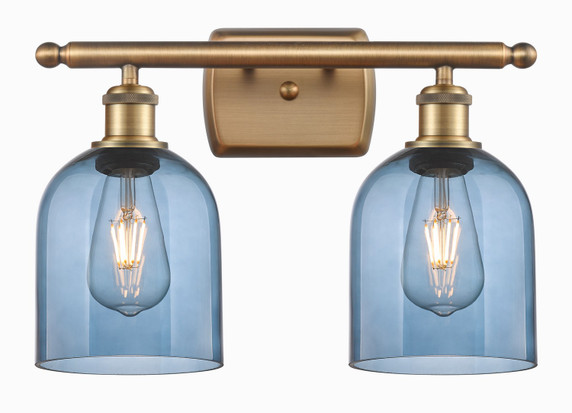 Bathroom Fixtures Two Lights by Innovations ( 405 | 516-2W-BB-G558-6BL Ballston ) 