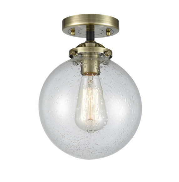 Semi-Flush Mts. Glass Down by Innovations ( 405 | 284-1C-BAB-G204-8 Nouveau ) 
