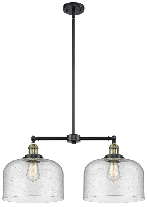 Mid. Chandeliers Glass Down by Innovations ( 405 | 209-BAB-G74-L-LED Franklin Restoration ) 