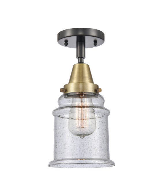 Semi-Flush Mts. Glass Down by Innovations ( 405 | 447-1C-BAB-G184-LED Caden ) 
