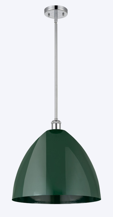 Pendants Metal Shade by Innovations ( 405 | 516-1S-PC-MBD-16-GR Ballston ) 