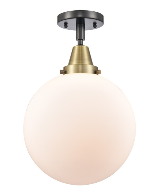Semi-Flush Mts. Glass Down by Innovations ( 405 | 447-1C-BAB-G201-10-LED Caden ) 