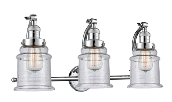 Bathroom Fixtures Three Lights by Innovations ( 405 | 515-3W-PC-G184-LED Franklin Restoration ) 